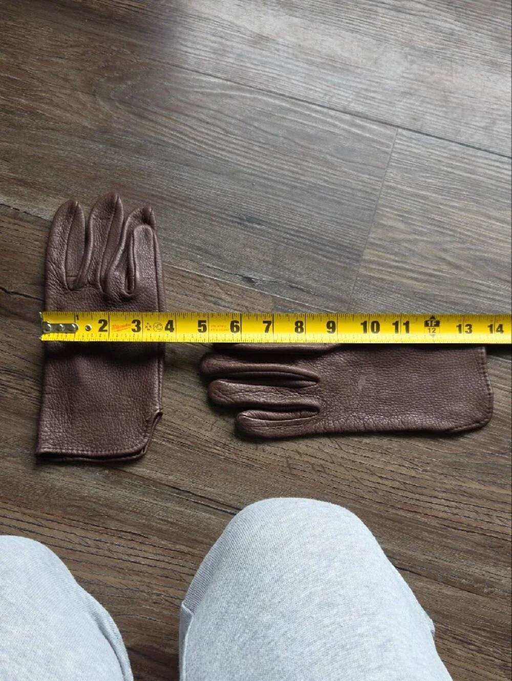 Geier Brown Leather Driving Gloves